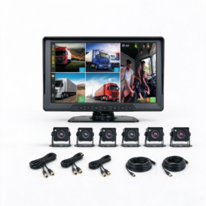 10.1-inch 6CH Blind Spot Split Kit + BSD Intelligent Warning Type